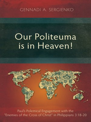 cover image of Our Politeuma Is in Heaven!